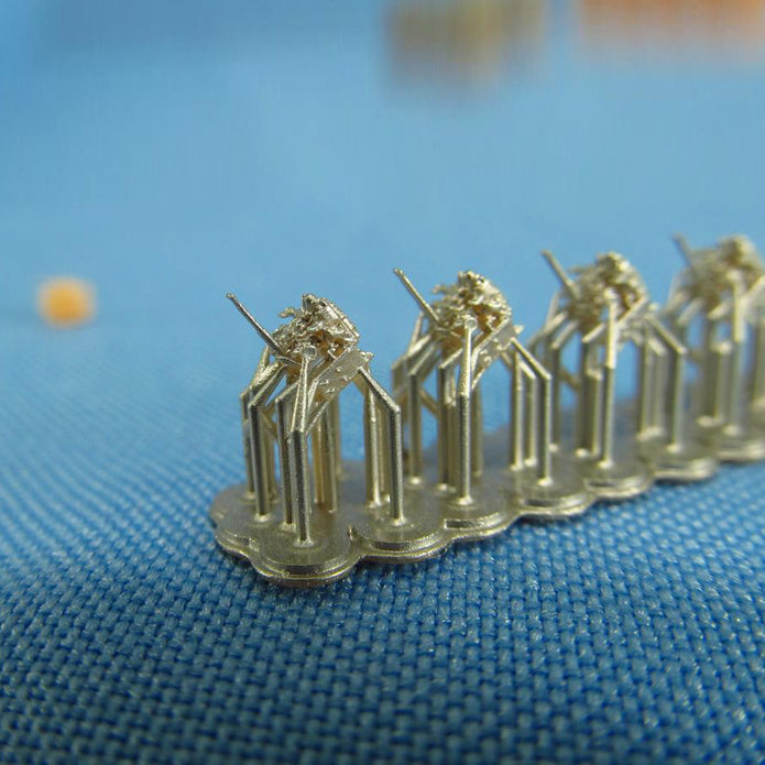 Twin 40 mm Bofors guns Scale 1:700 Metallic Details MDR70004