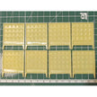 Soviet concrete barrier type PO-2 in scale 1:72, The set contains 8 plates and 9 footing, Scale 1:72 Metallic Details MDR7201