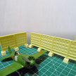 Soviet concrete barrier type PO-2 in scale 1:72, The set contains 8 plates and 9 footing, Scale 1:72 Metallic Details MDR7201