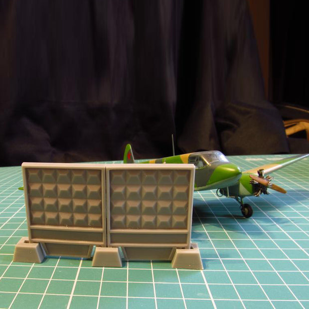 Concrete fence PO-2m Scale 1:72 Metallic Details MDR7204