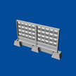 Concrete fence PO-2m Scale 1:72 Metallic Details MDR7204