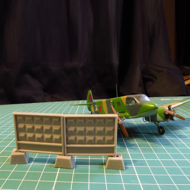 Concrete fence PO-3 Scale 1:72 Metallic Details MDR7205