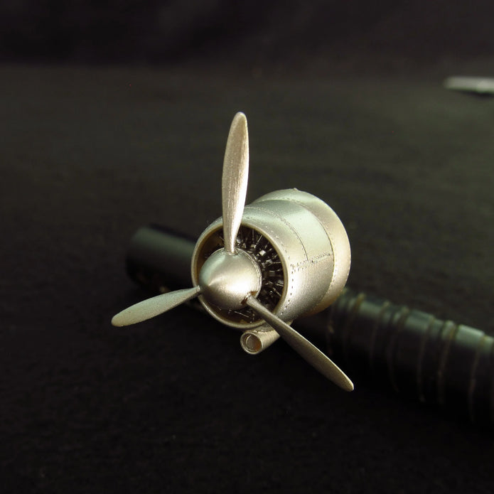 Gotha Go 244B, Cowlings, Propeller and Engines Detailing set (3D-Printed) Scale 1:72 (Recommended for kit: Italeri) Metallic Details MDR72102 - For Model Kit Aircraft