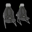 Pilot seats for Sikorsky UH-60, SH-60, MH-60 early Scale 1:72 Metallic Details MDR72117