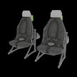 Pilot seats for Sikorsky UH-60, SH-60, MH-60 early Scale 1:72 Metallic Details MDR72117
