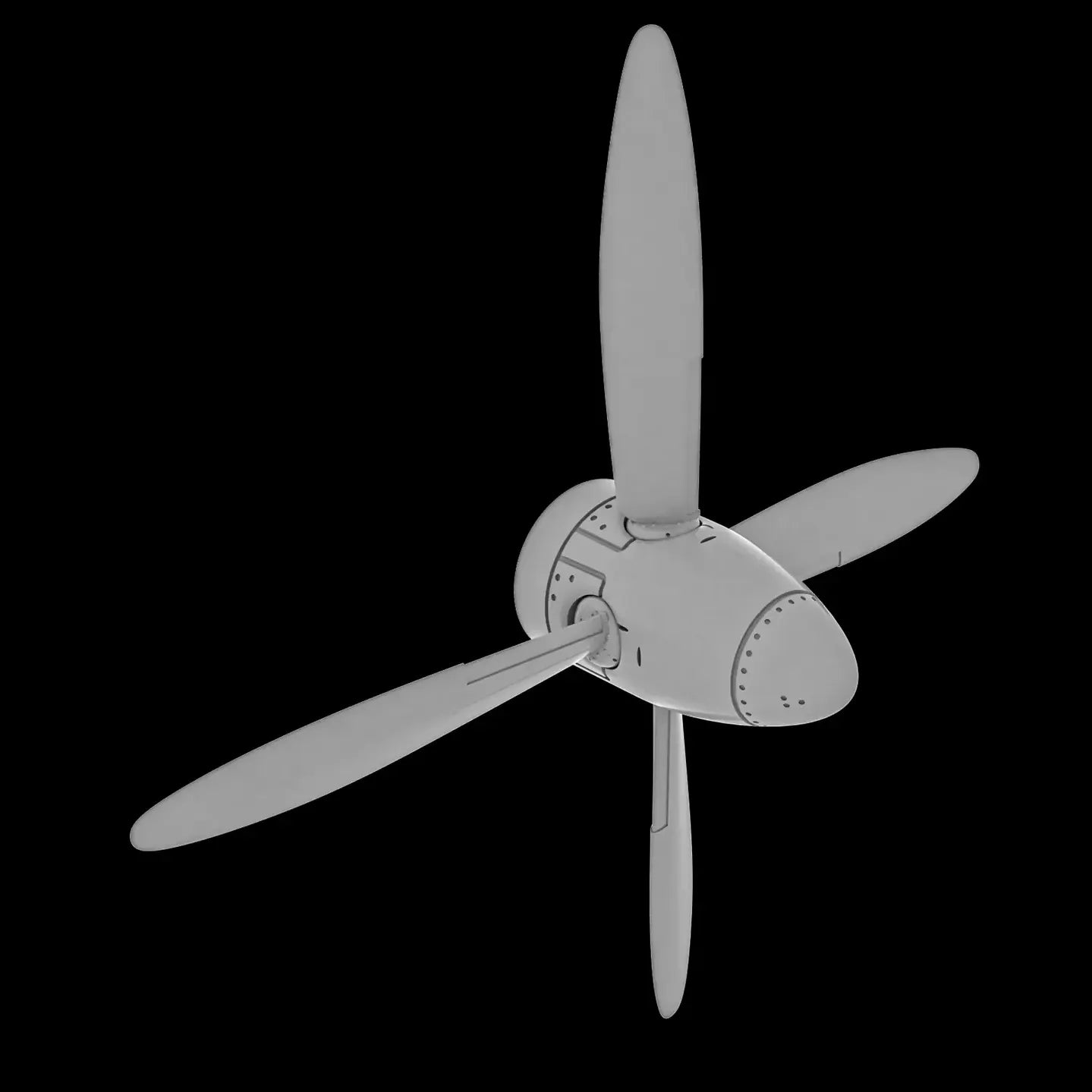 AV-68I airscrew late type for Il-18 and An-12 planes Scale 1:72 Metallic Details MDR72123