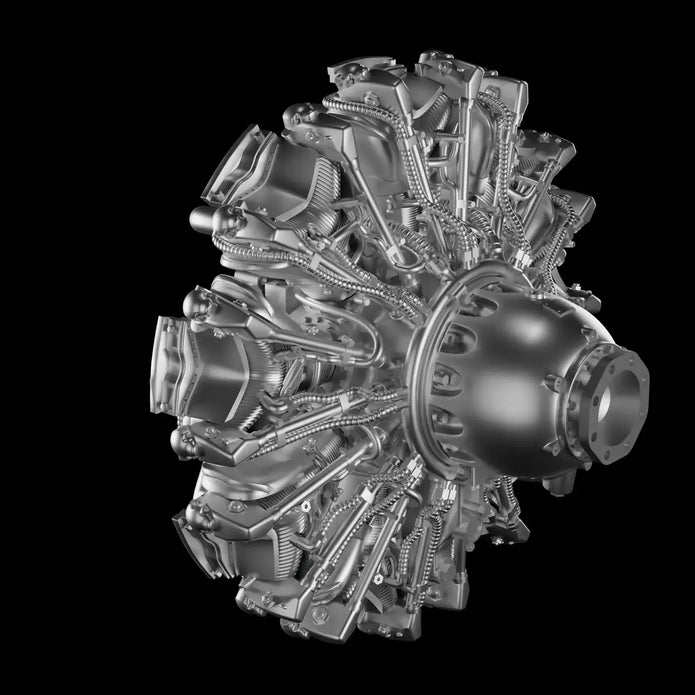 BMW Bramo Fafnir 323 Engine Scale 1:72 Metallic Details MDR72125