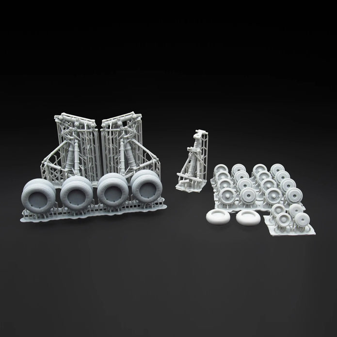 IL-18, 20, 22, 38 Landing gears with wheels (for Amodel) Scale 1:72 Metallic Details MDR72128