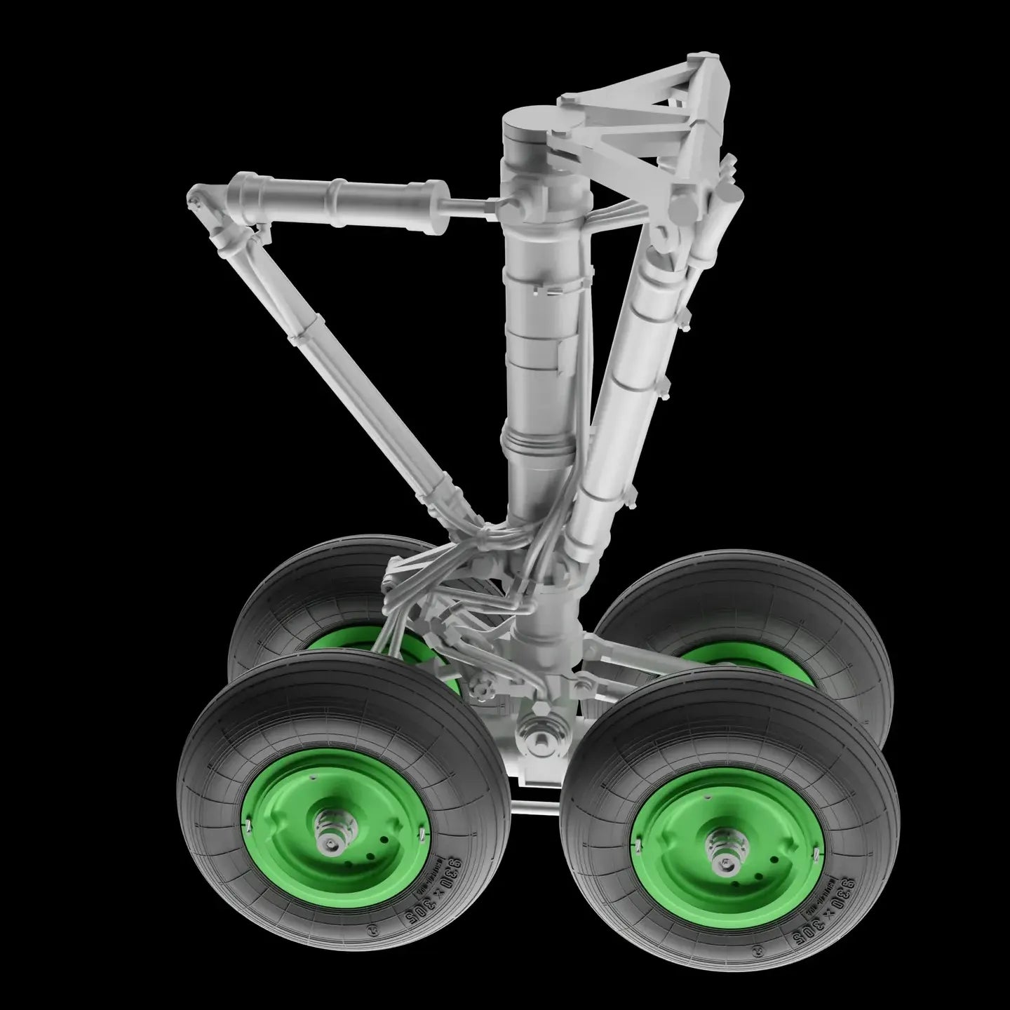 IL-18, 20, 22, 38 Landing gears with wheels (for Amodel) Scale 1:72 Metallic Details MDR72128