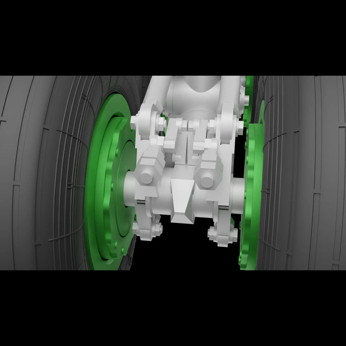 IL-18, 20, 22, 38 Landing gears with wheels (for Amodel) Scale 1:72 Metallic Details MDR72128