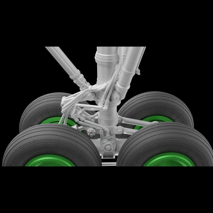 IL-18, 20, 22, 38 Landing gears with wheels (for Amodel) Scale 1:72 Metallic Details MDR72128