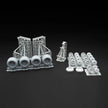 IL-18, 20, 22, 38 Landing gears with wheels (for Amodel) Scale 1:72 Metallic Details MDR72128