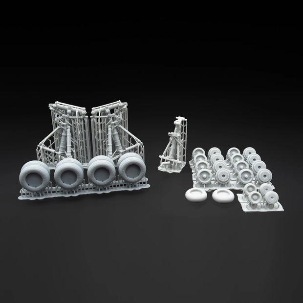 IL-18, 20, 22, 38 Landing gears with wheels (for Amodel) Scale 1:72 Metallic Details MDR72128