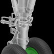IL-18, 20, 22, 38 Landing gears with wheels (for Amodel) Scale 1:72 Metallic Details MDR72128