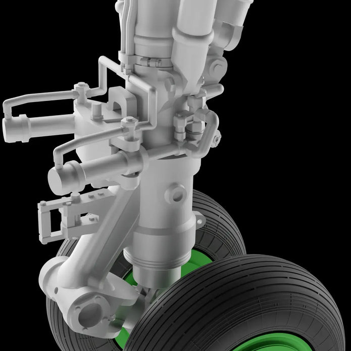 IL-18, 20, 22, 38 Landing gears with wheels (for Amodel) Scale 1:72 Metallic Details MDR72128