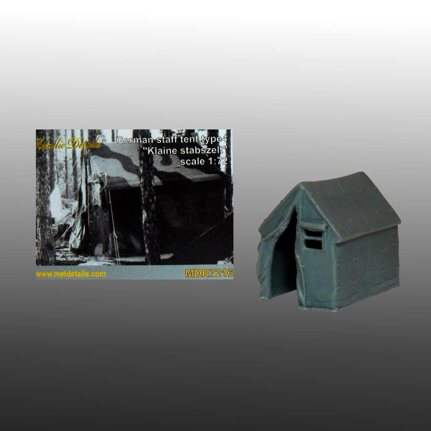 German staff tent type 4 - Detailing sets for Dioramas Scale 1:72 Scale 1:72 Metallic Details MDR7216