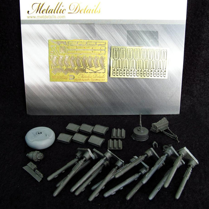 Detailing set for helicopter model AH-64 Apache LongBow Helicopter Scale 1:72 Metallic Details MDR7220