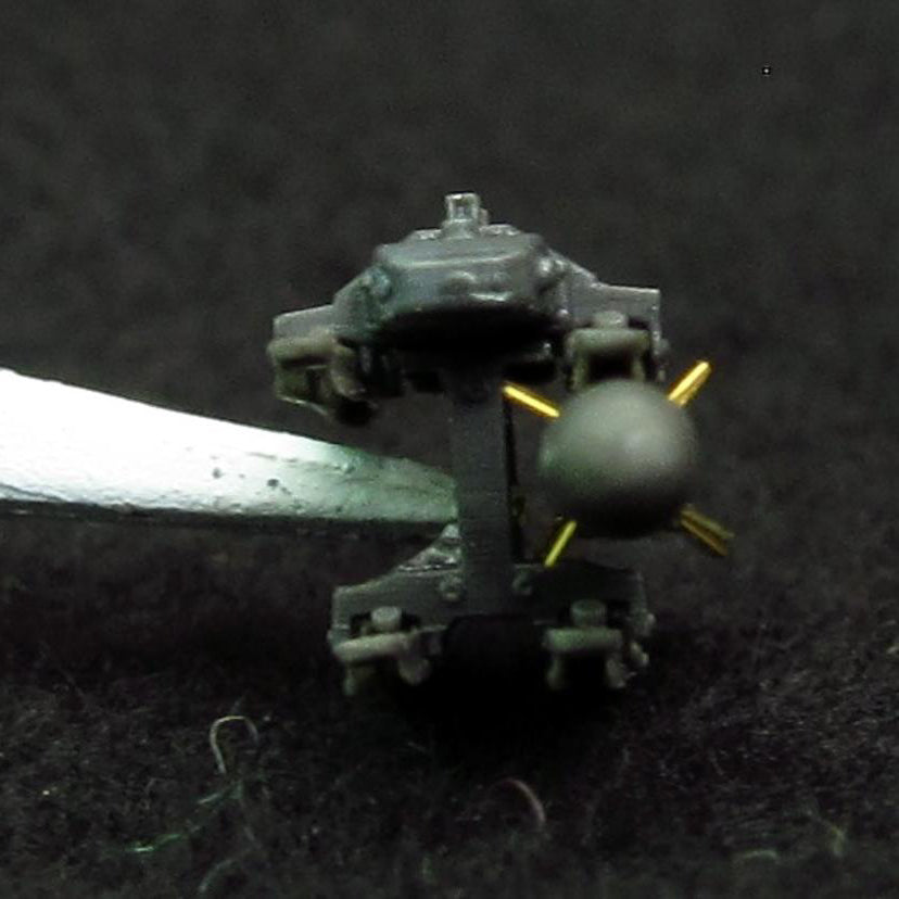 American air-to-ground missile AGM-114 Hellfire (for helicopter model AH-64 Apache) Scale 1:72 Metallic Details MDR7224