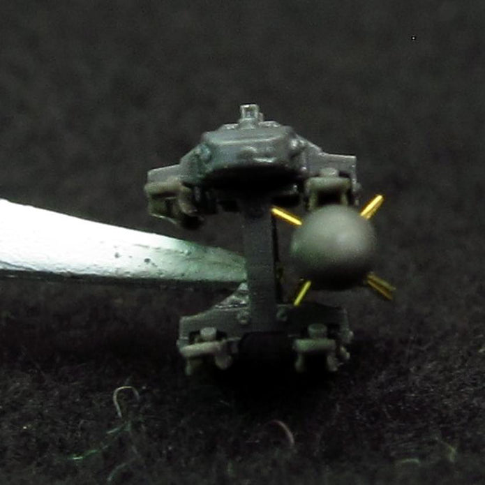 American air-to-ground missile AGM-114 Hellfire (for helicopter model AH-64 Apache) Scale 1:72 Metallic Details MDR7224