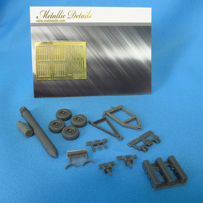 Tiny Tim Rocket with trailer Scale 1:72 Metallic Details MDR7228
