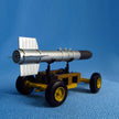 Tiny Tim Rocket with trailer Scale 1:72 Metallic Details MDR7228