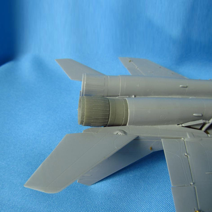 Mikoyan MiG-29, Jet Nozzles (opened) Resin, Photoetch Scale 1:72 (Recommended for kit: Zvezda, Trumpeter) Metallic Details MDR7234 - For Model Kits Aircraft