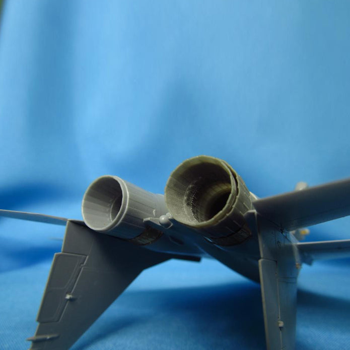 Mikoyan MiG-29, Jet Nozzles (opened) Resin, Photoetch Scale 1:72 (Recommended for kit: Zvezda, Trumpeter) Metallic Details MDR7234 - For Model Kits Aircraft