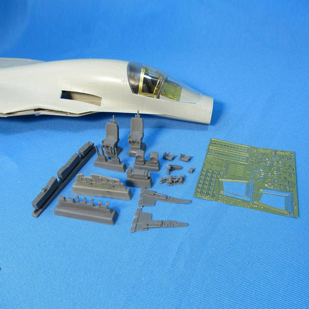 Cockpit set and Seats for aircraft model Sukhoi Su-34 Scale 1:72 Metallic Details MDR7235