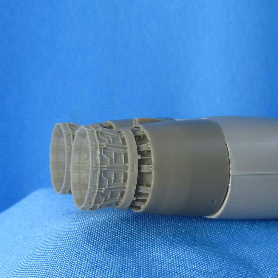 Rockwell B-1 B Lancer, Jet Nozzles Detailing set (Resin) Scale 1:72 Metallic Details MDR7239 - For Aircraft Kit Model