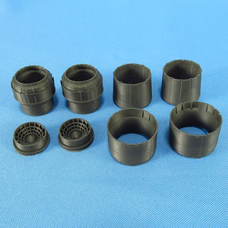 Lockheed SR-71 Blackbird, Jet Nozzles (for Revell/Monogram, Italeri) Scale 1:72 Metallic Details MDR7242