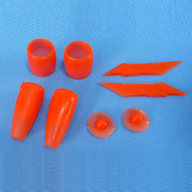 Lockheed S-3B Viking, Engines Detailing set (3D-Printed) Scale 1:72 (Recommended for kit: Hasegawa, Revell) Metallic Details MDR7250 - For Model Kits Aircraft