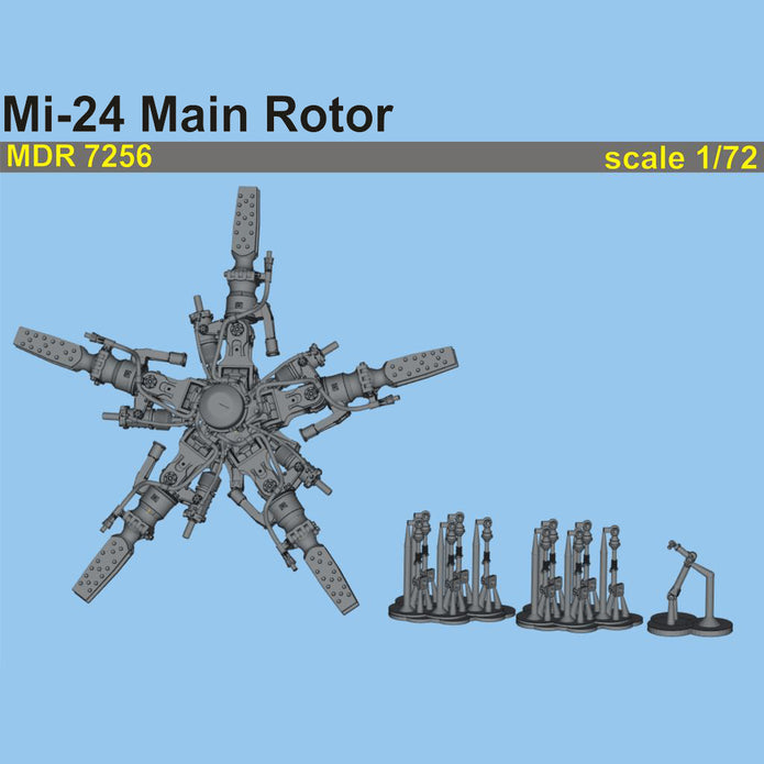 Mi-24, Main rotor Scale 1:72 Metallic Details MDR7256
