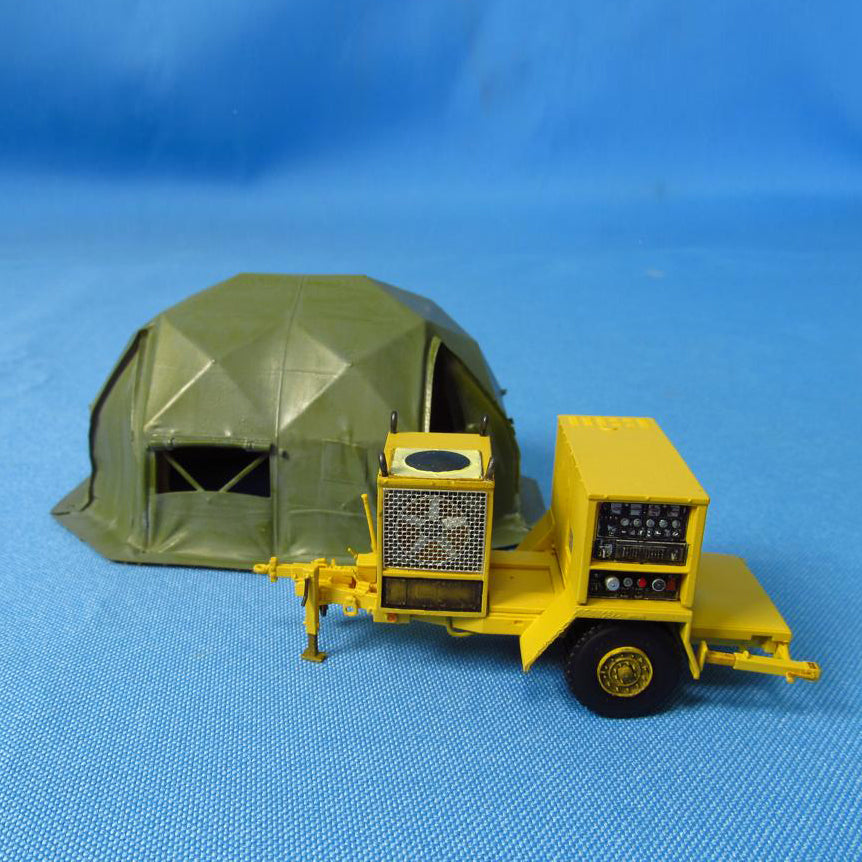 DRASH Shelter Transport Trailer Scale 1:72 Metallic Details MDR7258