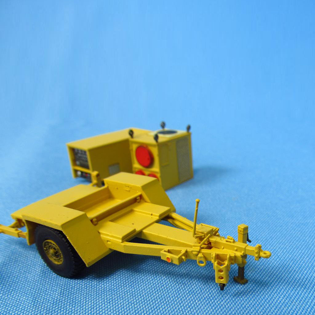 DRASH Shelter Transport Trailer Scale 1:72 Metallic Details MDR7258