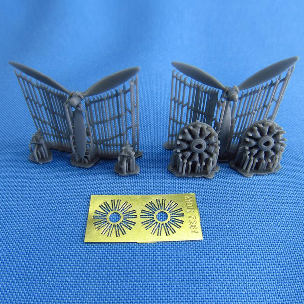 Antonov An-14 Pchelka, Engines and Propeller Detailing set (3D-Printed) Scale 1:72 (Recommended for kit: Amodel) Metallic Details MDR7261 - For Model Kit Aircraft