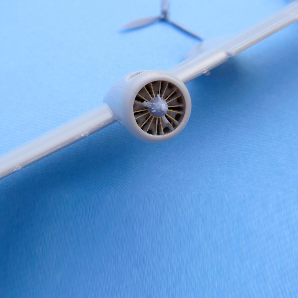 Antonov An-14 Pchelka, Engines and Propeller Detailing set (3D-Printed) Scale 1:72 (Recommended for kit: Amodel) Metallic Details MDR7261 - For Model Kit Aircraft