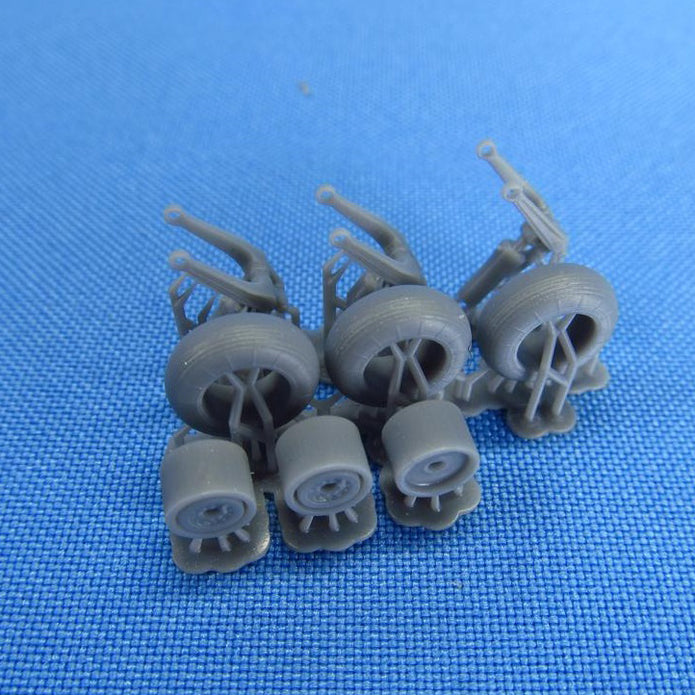 Antonov An-14 Pchelka, Landing gears (for Amodel) Scale 1:72 Metallic Details MDR7262
