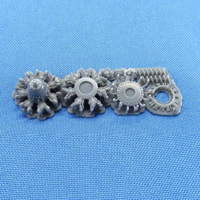 Pratt & Whitney R-1830 Engine Detailing set (3D-Printed) Scale 1:72 Metallic Details MDR7263 - For Aircraft Kit Model