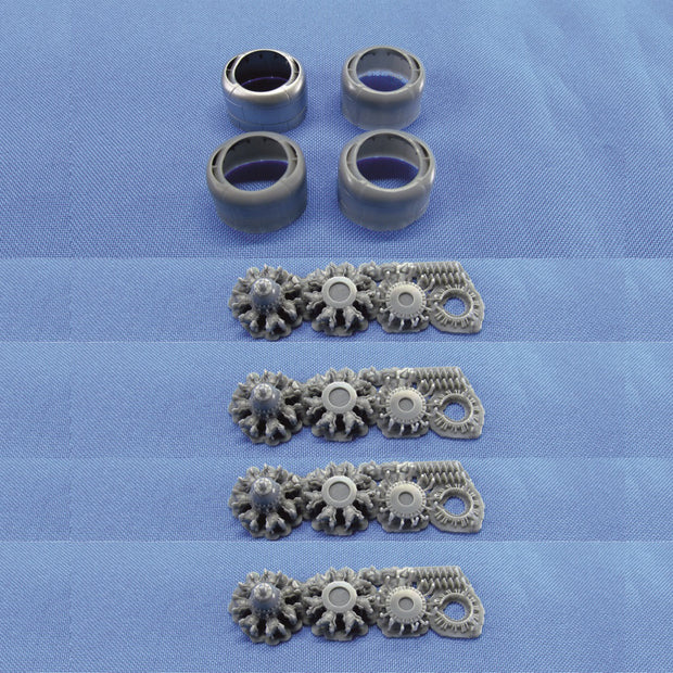 Consolidated B-24 D Liberator, Detailing set Cowlings with PW R-1830 Engines (3D-Printed) Scale 1:72 (Recommended for kit: Italeri) Metallic Details MDR7264 - For Model Aircraft Kits