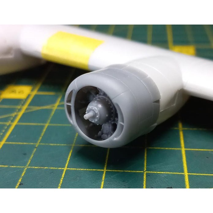 Consolidated B-24 D Liberator, Detailing set Cowlings with PW R-1830 Engines (3D-Printed) Scale 1:72 (Recommended for kit: Italeri) Metallic Details MDR7264 - For Model Aircraft Kits