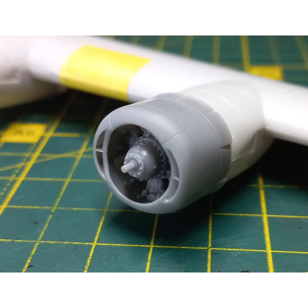 Consolidated B-24 D Liberator, Detailing set Cowlings with PW R-1830 Engines (3D-Printed) Scale 1:72 (Recommended for kit: Italeri) Metallic Details MDR7264 - For Model Aircraft Kits