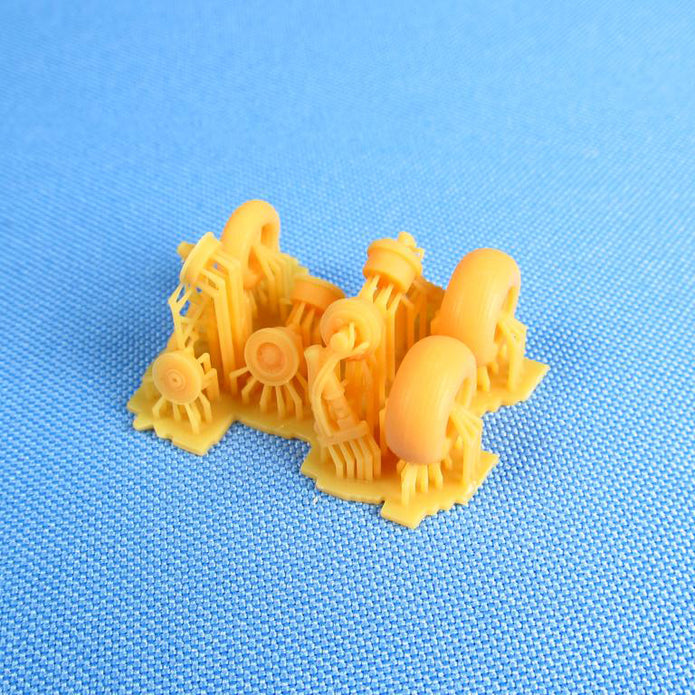 Antonov An-28, Landing Gears with Wheels (for Amodel) Scale 1:72 Metallic Details MDR7268