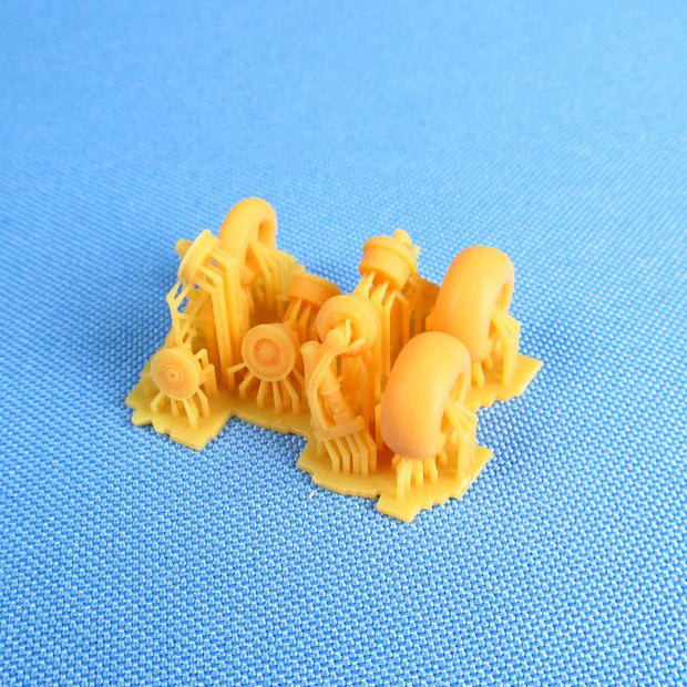 Antonov An-28, Landing Gears with Wheels (for Amodel) Scale 1:72 Metallic Details MDR7268