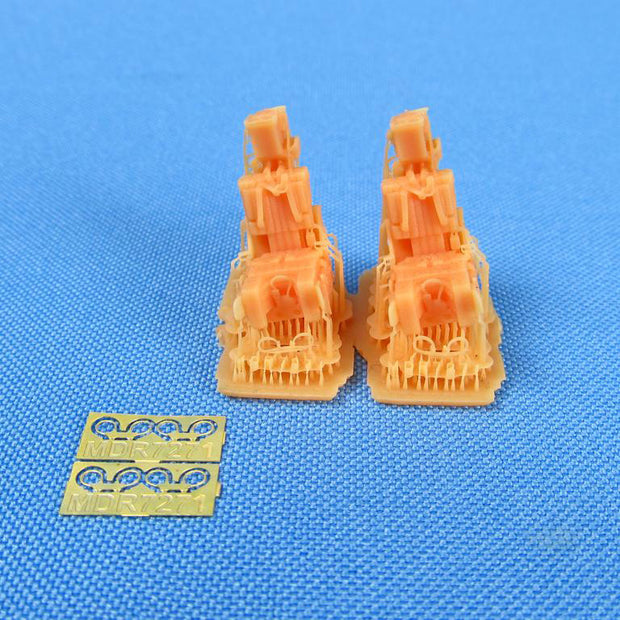 Ejection Seat 2 pcs Martin-Baker GRU-7A Detailing set (Photoetch, 3D-Printed) Scale 1:72 Metallic Details MDR7271 - For Aircraft Kit Model