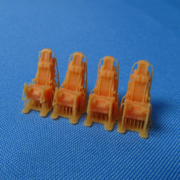 Rockwell B-1B Lancer, Ejection Seats Detailing set 4 pcs (3D-Printed) Scale 1:72 Metallic Details MDR7273 - For Aircraft Models Kits
