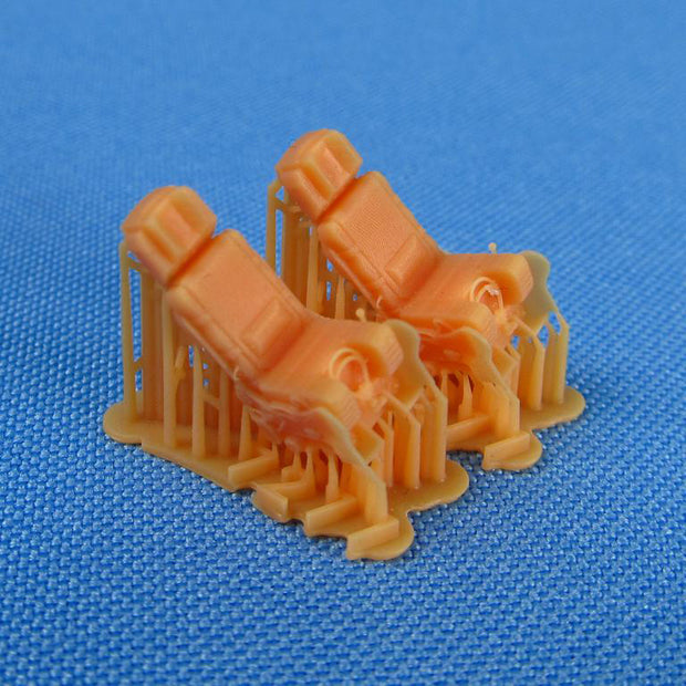 SR-71 Blackbird, Ejection Seats Detailing set 2 pcs (3D-Printed) Scale 1:72 Metallic Details MDR7277 - For Model Kit Aircraft