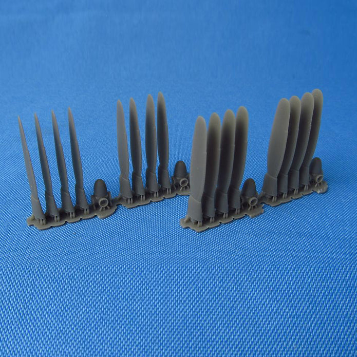 Boeing B-29 Superfortress, Propellers set late type (3D-Printed) Scale 1:72 Metallic Details MDR7281 - For Aircraft Models Kits