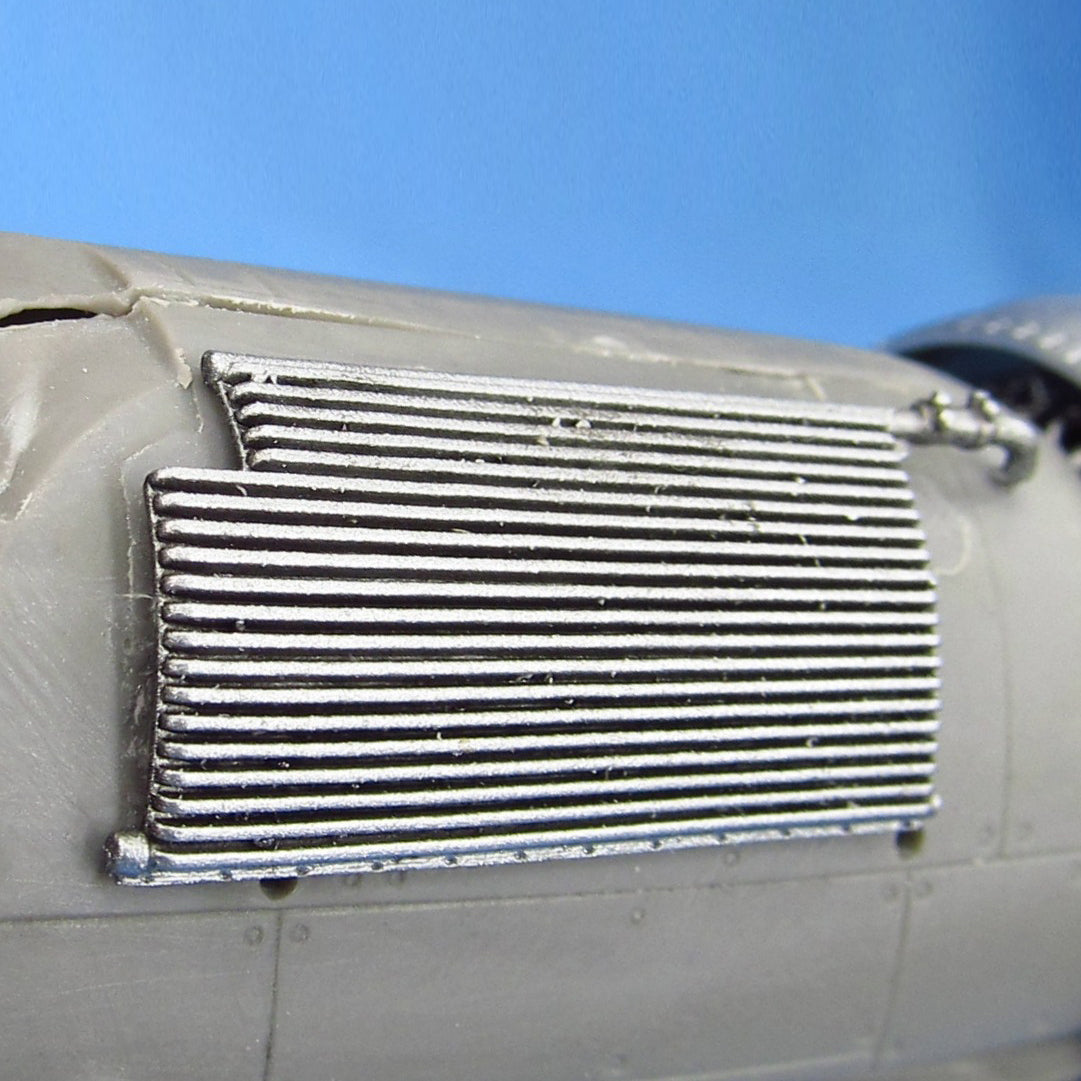 Gloster Gladiator, Exterior (Cowling, Engine, Radiator, Guns, Wheels, Propeller) Detailing set (3D-Printed) Scale 1:72 Metallic Details MDR7292 - For Aircraft Model Kit
