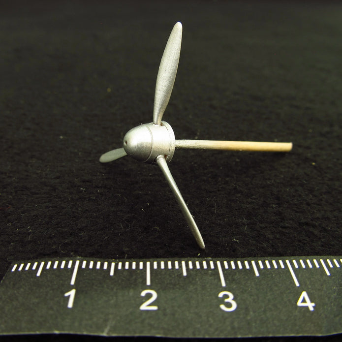 Arado Ar 196, Propeller Detailing set (3D-Printed) Scale 1:72 Metallic Details MDR7296 - For Model Aircraft Kits
