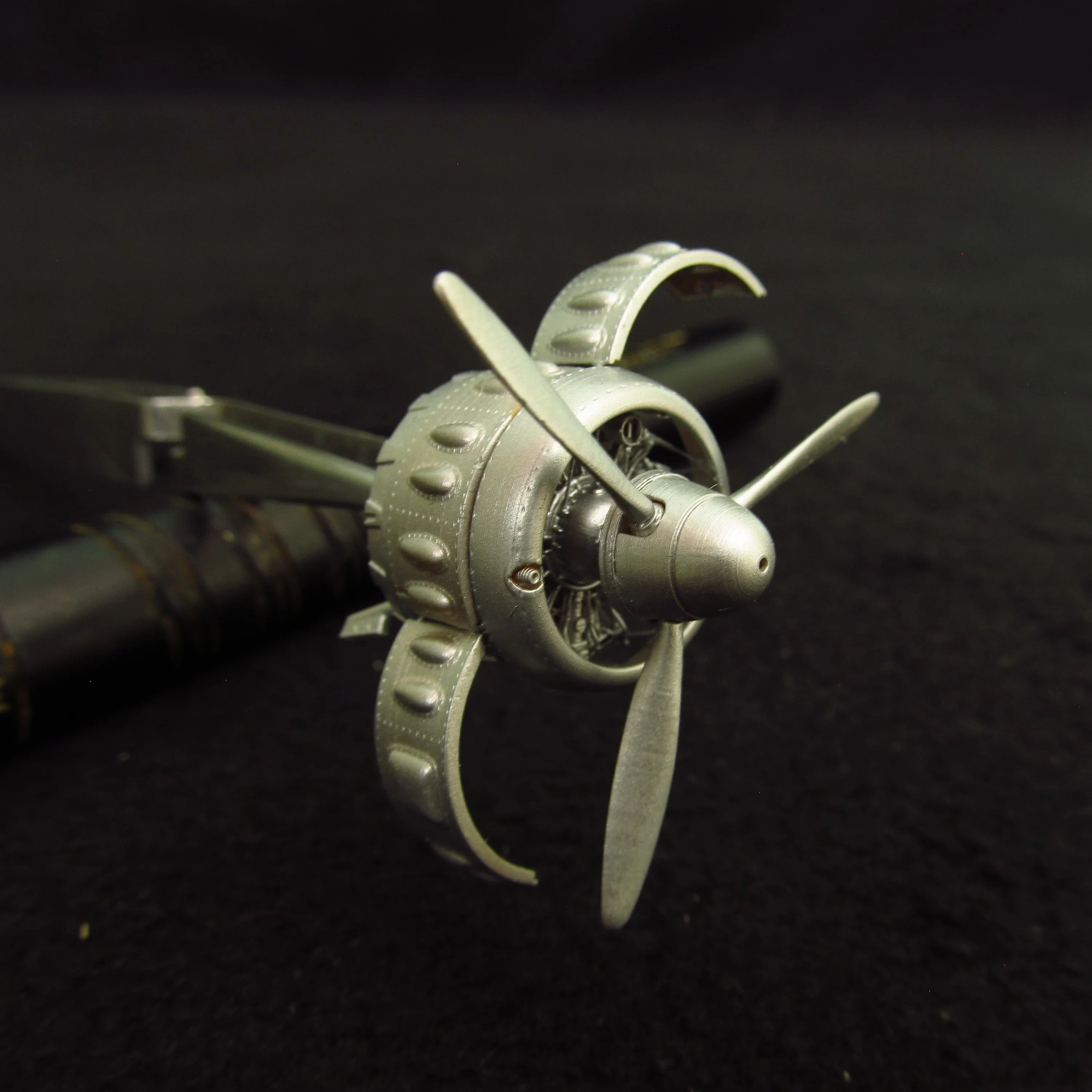 Arado Ar 196, Propeller Detailing set (3D-Printed) Scale 1:72 Metallic Details MDR7296 - For Model Aircraft Kits